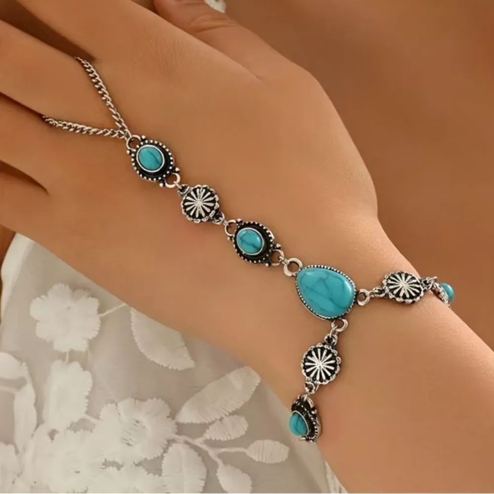 Stone hand chain N1917